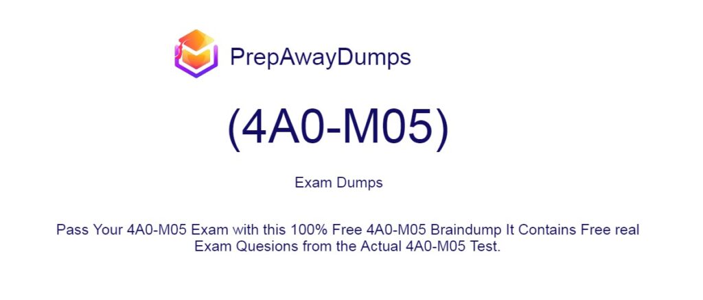 4A0-M05 Exam Dumps